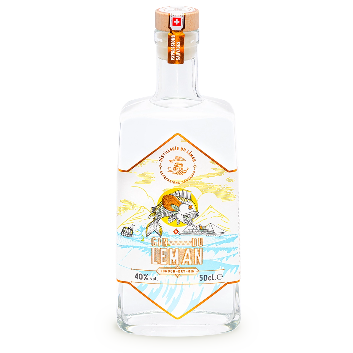 Distillerie du Léman - Gin du Léman, le gin frais et estival par exellence
